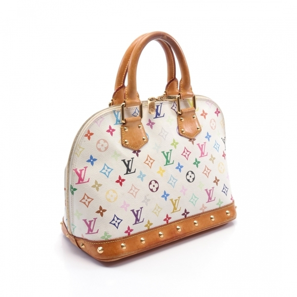 Louis Vuitton Alma Monogram Multicolor Bron White - Picture 1 of 8